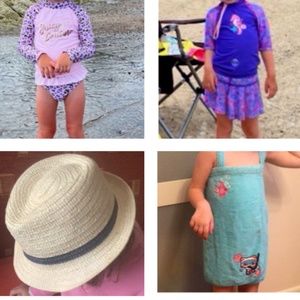 Juice Couture/ UV SKINZ/ Pampered Princess Cover Up Swim Bundle size 5